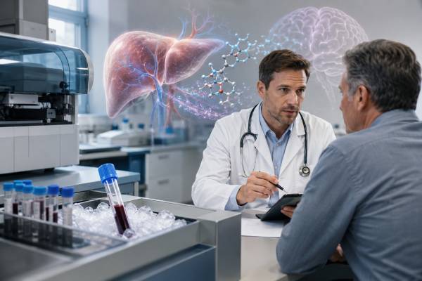 Blood Ammonia Test High Ammonia, Normal Range, Liver Disease, Encephalopathy, and Results Understand the blood ammonia test, normal range, high ammonia causes, liver disease links, hepatic encephalopathy, symptoms, sample handling issues, and follow-up testing.