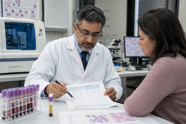 Learn how CBC and ferritin results fit together in anemia, including low ferritin, MCV patterns, iron deficiency, inflammation, follow-up tests, and when to seek care.