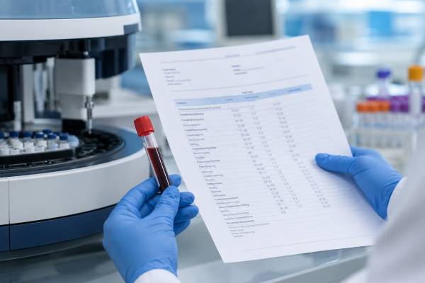 Learn the normal CO2 blood test range, what high or low carbon dioxide means, how bicarbonate relates to kidney and lung function, and when follow-up matters.