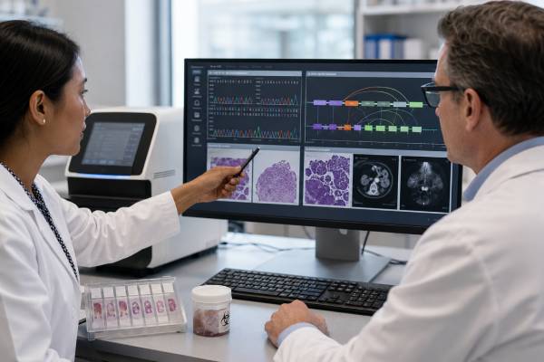 Learn how FGFR2 and FGFR3 genetic testing detects cancer mutations and fusions, what positive or negative results mean, and how findings may guide targeted therapy.