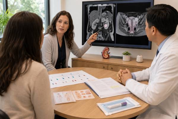 Understand FH genetic testing for hereditary leiomyomatosis and renal cell cancer, including who should test, result meanings, kidney surveillance, and family risk.
