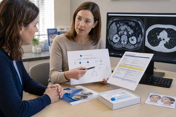 Learn what FLCN genetic testing shows for Birt-Hogg-Dubé syndrome, including kidney cancer surveillance, lung cyst risks, result meanings, and family testing.