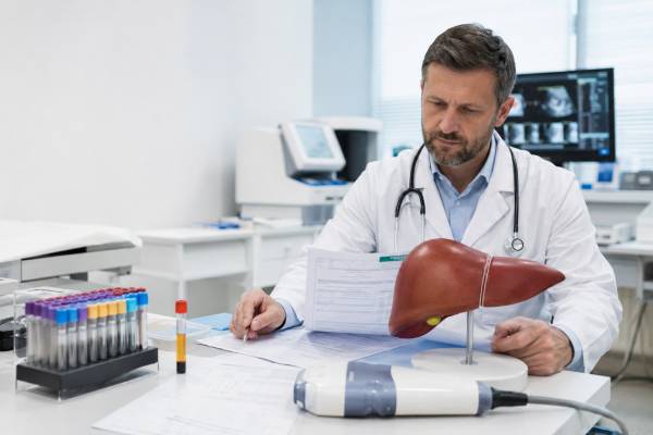 FibroTest, also called FibroSure, estimates liver fibrosis with a 0.00–1.00 blood test score. Learn ranges, stages, false results, and follow-up steps.