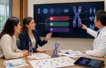 Understand positive, negative, and uncertain genetic diagnostic test results, including variant classifications, test limits, family implications, and follow-up.