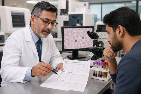 Learn what the G6PD blood test measures, what low G6PD means, how deficiency raises hemolysis risk, and how results guide medication safety and follow-up.
