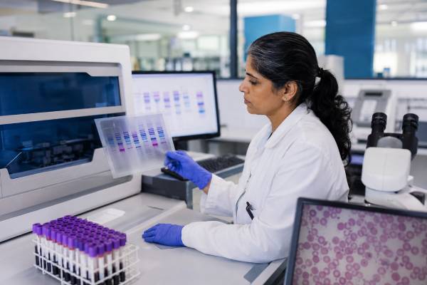 Hemoglobin electrophoresis measures HbA, HbA2, HbF, HbS, HbC, and other variants to help diagnose sickle cell disease, thalassemia, carrier states, and inherited anemia patterns.