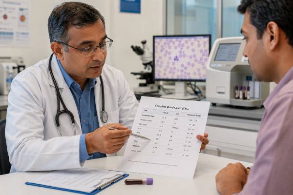 Learn what a hemoglobin blood test measures, normal Hgb ranges for adults, what low or high hemoglobin means, common causes, follow-up tests, and when to seek care.