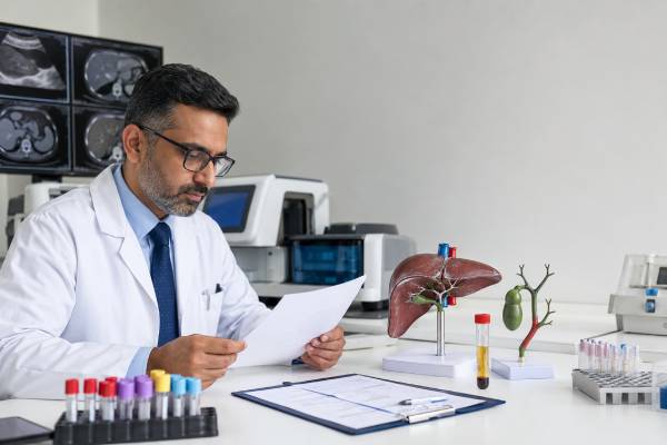 Learn what a hepatic function panel measures, including ALT, AST, ALP, bilirubin, albumin, total protein, normal ranges, abnormal patterns, common causes, and when results need urgent care.