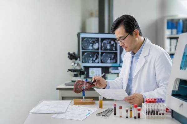 Learn what a high AST blood test means, including liver damage, fatty liver, alcohol, medications, muscle injury, rhabdomyolysis, follow-up tests, and urgent warning signs.