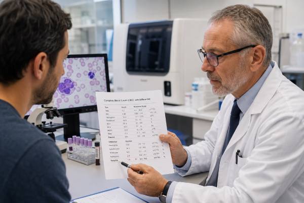 High basophil count on a CBC can mean allergies, inflammation, infection, thyroid disease, or a blood disorder. Learn causes, warning signs, and follow-up tests.