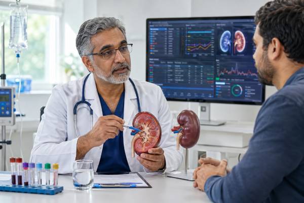 Understand high BUN blood test results, including dehydration, kidney function, BUN/creatinine ratio, common causes, symptoms, and follow-up tests.