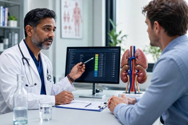 Learn what a high CO2 blood test means, including high bicarbonate, metabolic alkalosis, chronic CO2 retention, common causes, symptoms, and follow-up tests.