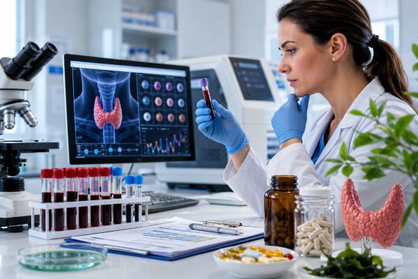 Learn what a high iodine blood test means, common causes such as kelp, contrast dye, and amiodarone, thyroid risks, ranges, follow-up tests, and safe next steps.
