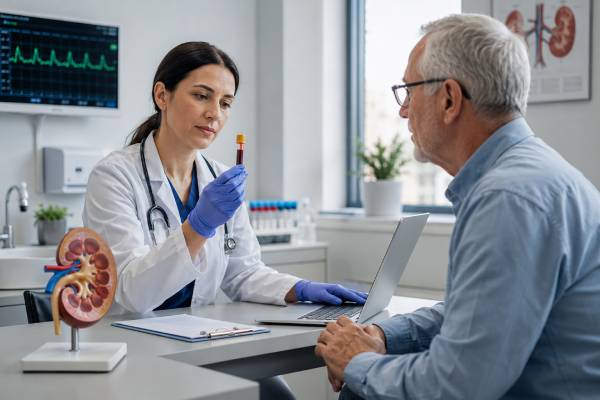 High potassium blood test explained: causes of hyperkalemia, symptoms, heart rhythm risks, kidney disease links, severity ranges, treatment options, and next steps.