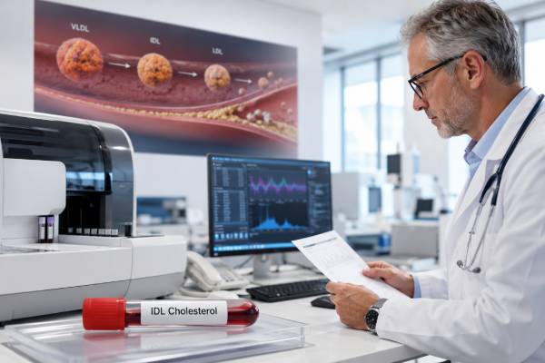 IDL Cholesterol Test: High IDL, Normal Range, Remnant Cholesterol, and Atherosclerosis Risk Understand the IDL cholesterol test, high IDL causes, normal range limits, remnant cholesterol calculation, and how IDL relates to triglycerides, ApoB, LDL, and atherosclerosis risk.