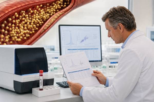 LDL Particle Number (LDL-P) Test: High LDL-P, Normal Range, Particle Count, and Heart Disease Risk Learn what the LDL-P test measures, common LDL particle number ranges, why high LDL-P can raise heart disease risk, and how LDL-P compares with LDL cholesterol and ApoB.