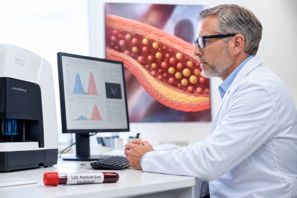 LDL Particle Size Test: Pattern A, Pattern B, Small Dense LDL, and Heart Disease Risk Learn what an LDL particle size test shows, what Pattern A and Pattern B mean, why small dense LDL matters, and how results fit with ApoB, LDL-P, triglycerides, and heart disease risk.