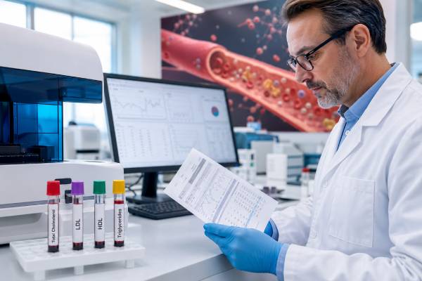 Lipid Panel Test: Total Cholesterol, LDL, HDL, Triglycerides, Normal Ranges, and Results Learn what a lipid panel measures, including total cholesterol, LDL, HDL, triglycerides, non-HDL cholesterol, normal ranges, high and low results, fasting rules, causes, and follow-up steps.