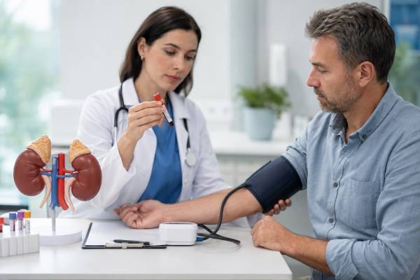 Learn what a low aldosterone blood test means, including links to low blood pressure, high potassium, low sodium, adrenal insufficiency, kidney disease, medications, renin, and follow-up testing.