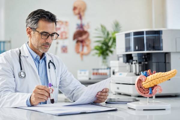 Low Amylase Blood Test: Causes, Pancreas Function, and Meaning Low amylase may suggest chronic pancreas damage, exocrine pancreatic insufficiency, cystic fibrosis, metabolic patterns, or lab variation. Learn causes, symptoms, follow-up tests, and when to seek care.
