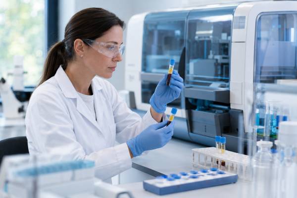 Learn what a low anion gap blood test means, including common causes such as low albumin, lab error, lithium, chloride interference, and abnormal proteins.
