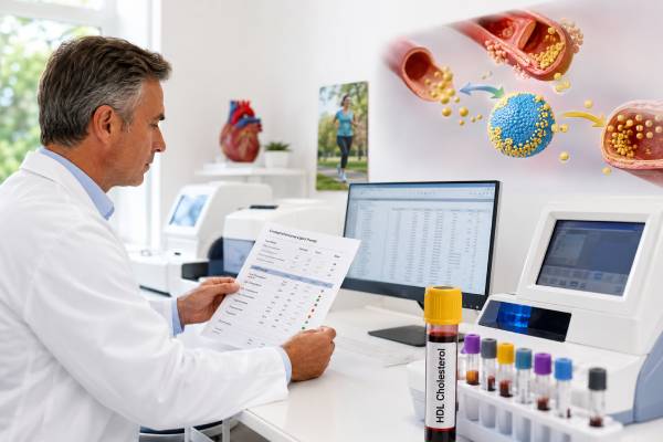 Low HDL Cholesterol Test: Causes, Heart Risk, Metabolic Health, and Meaning Low HDL cholesterol can signal higher heart and metabolic risk, especially with high triglycerides or insulin resistance. Learn causes, ranges, follow-up tests, and ways to improve the full lipid pattern.
