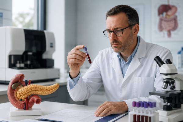 Low Trypsinogen Blood Test: Causes, Pancreas Function, and Meaning Low trypsinogen may suggest reduced pancreas enzyme production, especially with greasy stools, weight loss, chronic pancreatitis, or pancreatic surgery. Learn causes, follow-up tests, symptoms, and treatment options.