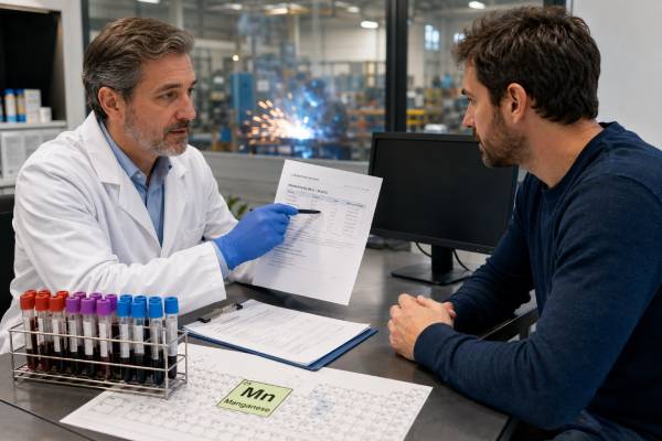 Manganese Blood Test High Manganese, Normal Range, Exposure, Toxicity, and Results Learn what a manganese blood test measures, what high manganese may mean, normal range issues, exposure sources, toxicity symptoms, and follow-up after abnormal results.