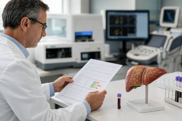 NASH FibroSure Test: Fatty Liver, NASH, Steatosis, Fibrosis Score, and Results Learn what the NASH FibroSure test measures, how fibrosis, steatosis, and NASH scores are interpreted, what abnormal results may mean, and when follow-up testing matters.