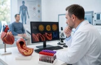 Learn what an NMR lipoprotein profile measures, including LDL-P, HDL-P, small LDL particles, LP-IR score, insulin resistance patterns, and heart risk meaning.