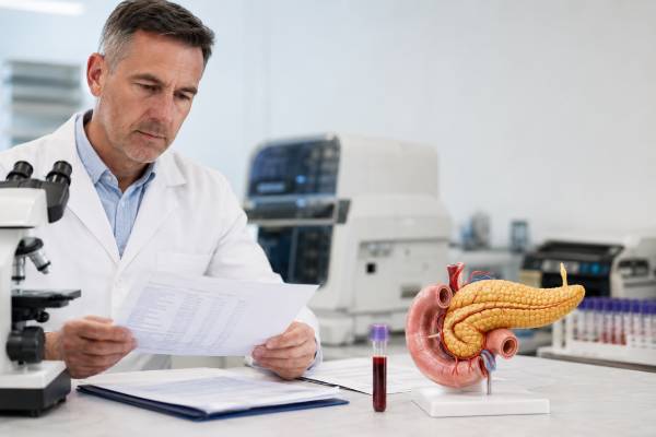 Pancreatic Amylase Test: High Pancreatic Amylase, Normal Range, Pancreatitis, and Pancreas Health Learn what a pancreatic amylase test measures, what high pancreatic amylase can mean, how normal ranges vary, and how results relate to pancreatitis, lipase, and pancreas health.