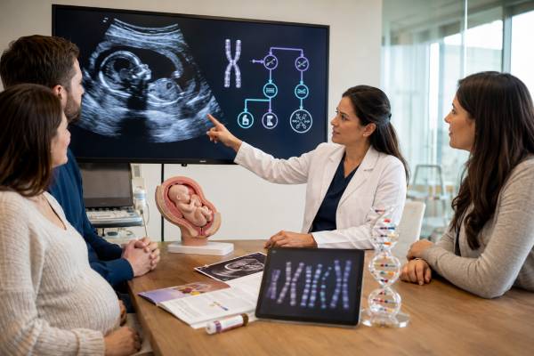 Compare prenatal genetic screening with CVS and amniocentesis, understand cell-free DNA and diagnostic results, and learn how timing, test scope, false positives, and follow-up affect care.