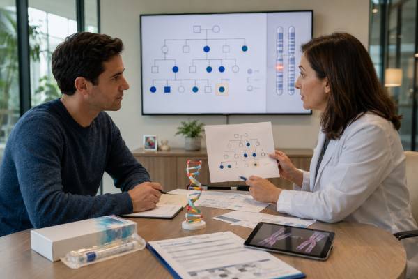 Understand presymptomatic genetic testing, who may consider it, how positive and negative results affect inherited disease risk, and what happens next.