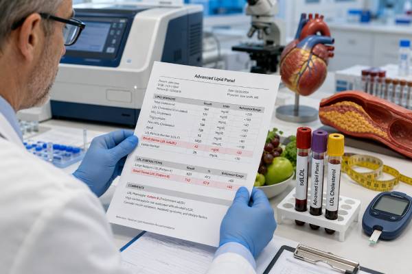 Small Dense LDL (sdLDL) Test: High sdLDL, Normal Range, Pattern B, and Cardiovascular Risk Understand the small dense LDL test, including high sdLDL, normal range, Pattern B, LDL particle size, cardiovascular risk, causes, preparation, and ways to improve results.