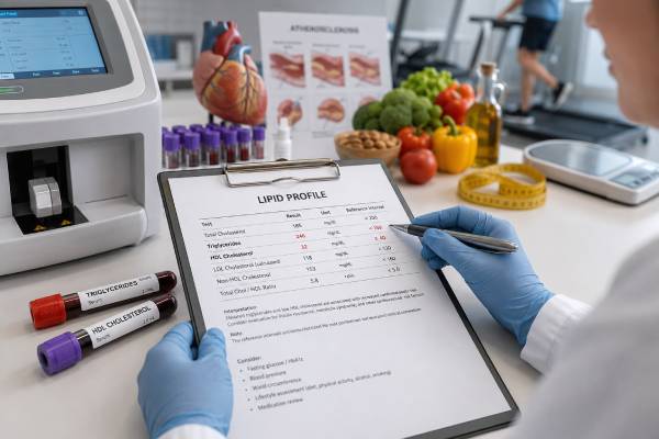 Triglycerides and HDL: Interpreting the Metabolic Risk Pattern High triglycerides with low HDL can signal insulin resistance, metabolic syndrome, fatty liver, and higher cardiovascular risk. Learn how to interpret triglycerides, HDL, and the TG/HDL ratio.