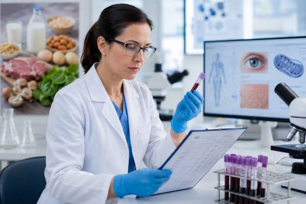 Learn what a vitamin B2 riboflavin test measures, normal ranges for plasma, whole blood, and EGRAC, causes of low riboflavin, deficiency symptoms, and follow-up testing.