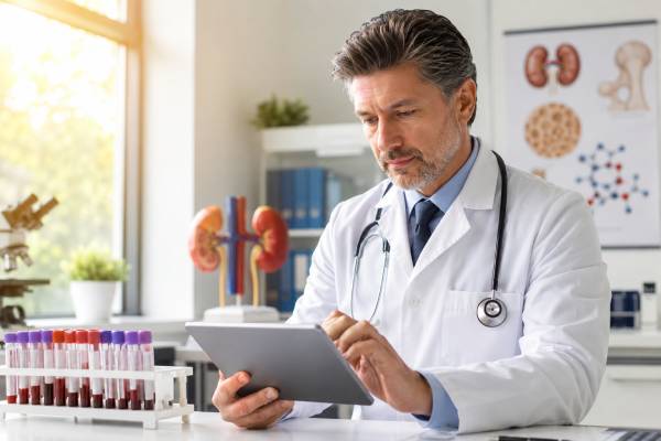 Vitamin D and Kidney Function Blood Test: Deficiency, Calcium Balance, CKD, and Results Learn how vitamin D blood tests relate to kidney function, calcium, phosphorus, PTH, CKD-mineral bone disorder, deficiency, toxicity, and follow-up results.