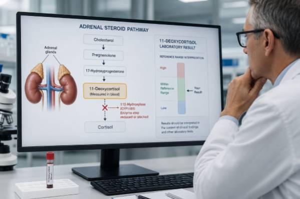 11-Deoxycortisol Test: Adrenal Enzyme Deficiency and Results Understand why an 11-deoxycortisol test is ordered, how baseline and metyrapone results differ, and what high or low levels may mean for adrenal enzyme function.