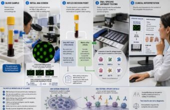 ANA With Reflex Test: Autoimmune Screening, ENA Antibody Panel, and Follow-Up Testing Learn how an ANA with reflex test moves from autoimmune screening to titer, pattern, ENA antibodies, and targeted follow-up—and why panel design changes interpretation.