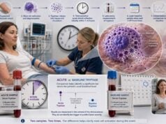 Acute Tryptase Test: Anaphylaxis, Mast Cell Activation, Timing, and Interpretation Learn when to draw an acute tryptase test, how to compare it with baseline using the 20% plus 2 rule, and why a normal result does not exclude anaphylaxis.