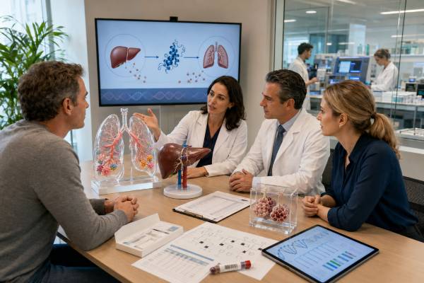 Learn how SERPINA1 genetic testing confirms alpha-1 antitrypsin deficiency, explains MM, MZ, SZ, and ZZ results, and guides lung, liver, and family follow-up.