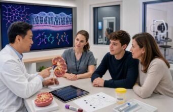 Learn how COL4A3, COL4A4, and COL4A5 testing diagnoses Alport syndrome, distinguishes inheritance patterns, explains VUS and negative results, and guides kidney and family care.