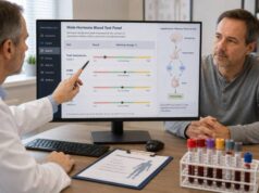 Understand an androgen deficiency blood test panel, including testosterone, SHBG, free testosterone, LH, FSH, result patterns, causes, preparation, and follow-up.
