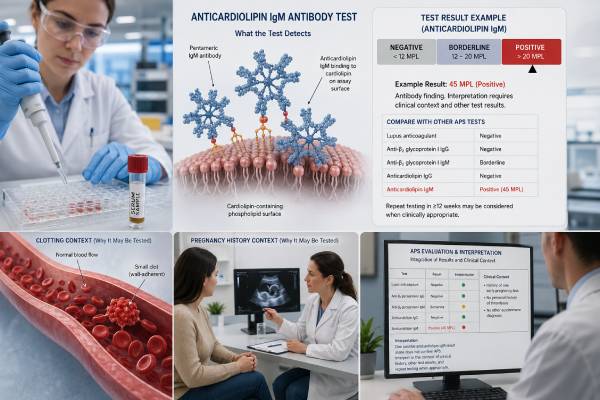 Learn how anticardiolipin IgG levels are interpreted, why persistent moderate or high results matter, and how the test relates to APS, clotting, and pregnancy loss.