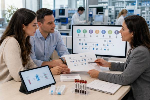 Ashkenazi Jewish Genetic Carrier Screening Panel Common Conditions and Results Understand Ashkenazi Jewish carrier screening panels, common conditions, founder versus expanded testing, carrier results, residual risk, partner testing, and reproductive options.