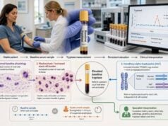 Baseline Tryptase Test: Mastocytosis, Mast Cell Burden, Hereditary Alpha-Tryptasemia, and Meaning Learn how a baseline tryptase test is collected and interpreted, including reference ranges, hereditary alpha-tryptasemia, mastocytosis criteria, and appropriate follow-up.