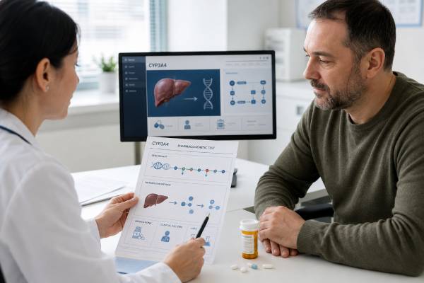 CYP3A4 Genetic Test: Drug Metabolism, Variants, and Results Learn what a CYP3A4 genetic test shows, how CYP3A4*22 affects drug metabolism, which medicines may be influenced, and how to interpret results safely.