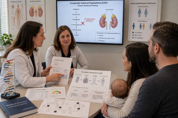 Congenital Adrenal Hyperplasia Genetic Test: CYP21A2 Gene and Results Understand how CYP21A2 testing confirms 21-hydroxylase-deficient CAH, resolves pseudogene and deletion complexity, and explains disease and carrier results.