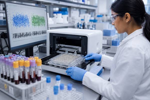 Digital PCR (dPCR) Test: Low-Level Mutations, Copy Number, and Results Learn how digital PCR detects rare mutations and measures copy number, including partition counting, detection limits, result units, false signals, and follow-up.