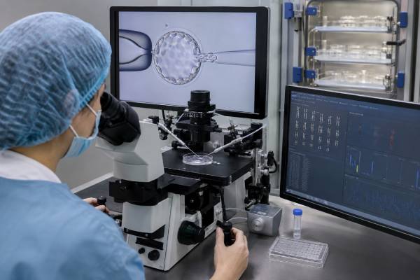 Embryo Genetic Testing: IVF, Chromosomes, Mutations, and Results Understand embryo genetic testing in IVF, including PGT-A, PGT-M, PGT-SR, biopsy, mosaic results, limitations, embryo transfer, and prenatal confirmation.
